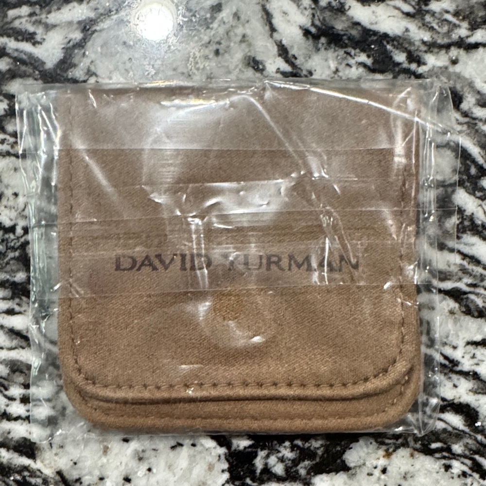 David Yurman Brown Suede Pouch